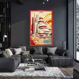 Guggenheim Museum in Spain Travel Poster PosterGoat