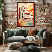 Guggenheim Museum in Spain Travel Poster PosterGoat