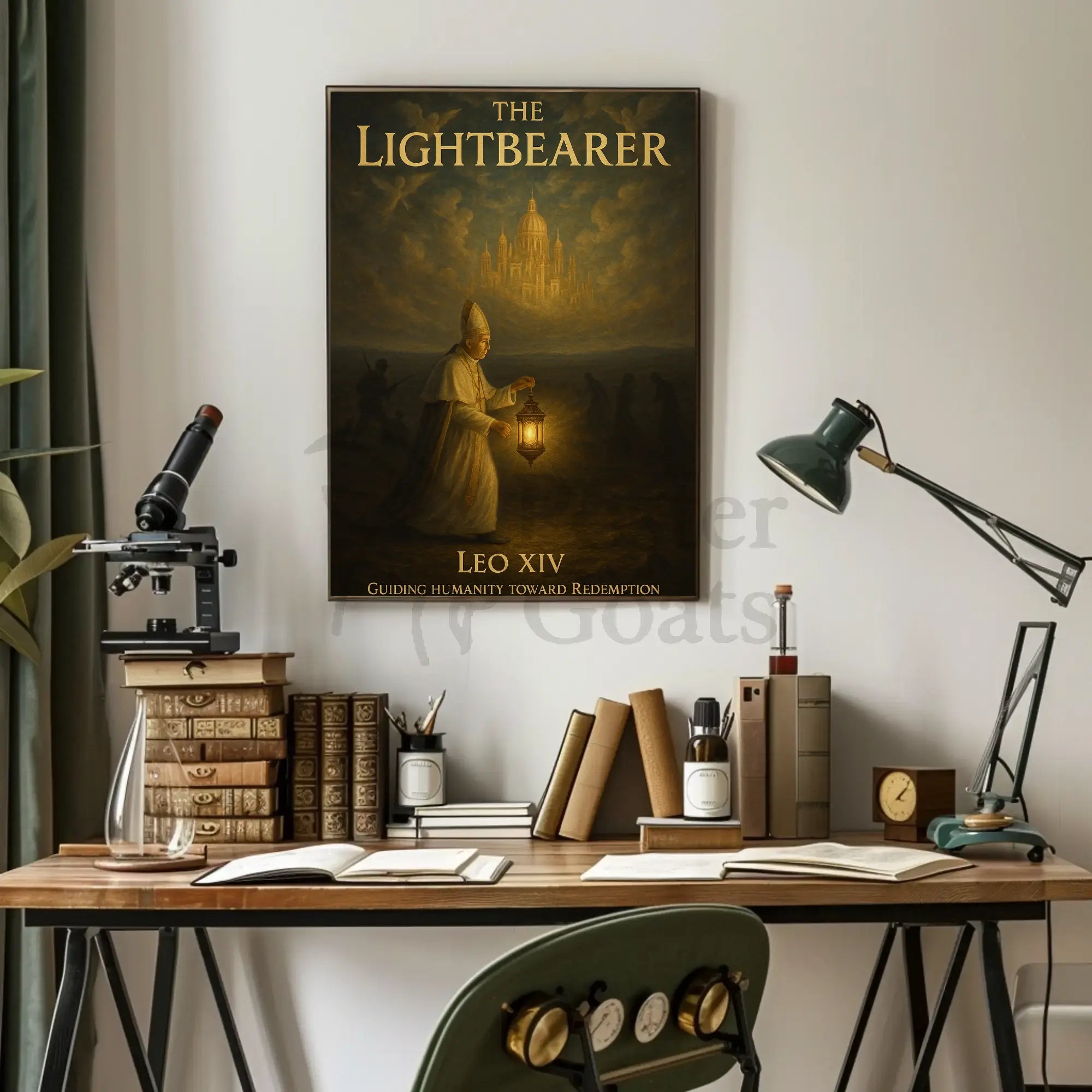 Guiding Humanity Toward Redemption Religious Heritage Poster PosterGoat