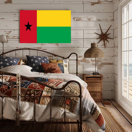 Guinea-Bissau National Pride Country Flag Poster PosterGoat
