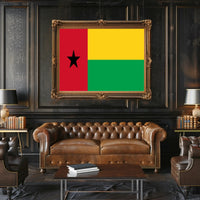 Guinea-Bissau National Pride Country Flag Poster PosterGoat