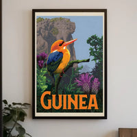 Guinea Kingfisher Tropical Travel Adventure Poster PosterGoat