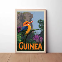Guinea Kingfisher Tropical Travel Adventure Poster PosterGoat