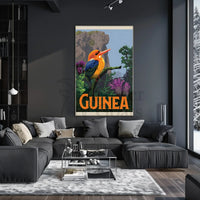Guinea Kingfisher Tropical Travel Adventure Poster PosterGoat