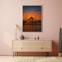 Hagia Sophia by Sunset Istanbul Cultural Heritage Poster PosterGoat