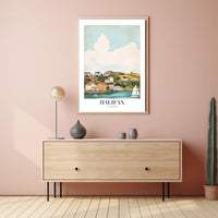 Halifax Coastal Vintage Travel Poster PosterGoat