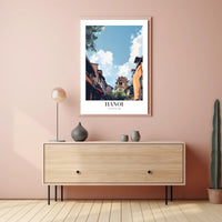 Hanoi's Scenic Urban Panorama: Travel Poster PosterGoat