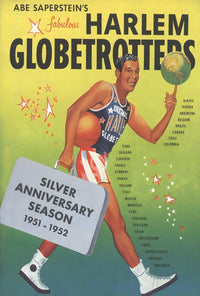 Harlem Globetrotters Silver Anniversary Sports Poster PosterGoat