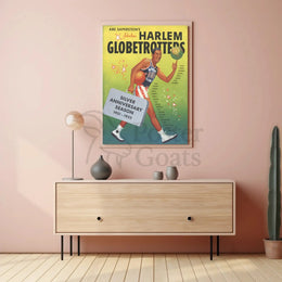 Harlem Globetrotters Silver Anniversary Sports Poster PosterGoat