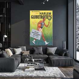 Harlem Globetrotters Silver Anniversary Sports Poster PosterGoat