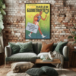 Harlem Globetrotters Silver Anniversary Sports Poster PosterGoat