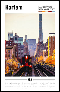 Harlem's Urban Landscape Poster: A Cultural Heritage Journey PosterGoat