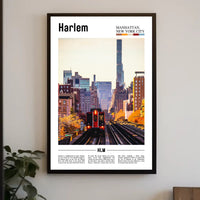 Harlem's Urban Landscape Poster: A Cultural Heritage Journey PosterGoat