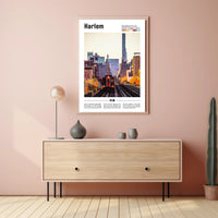 Harlem's Urban Landscape Poster: A Cultural Heritage Journey PosterGoat