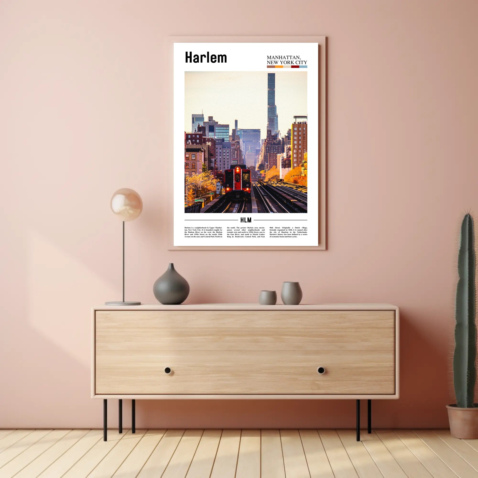Harlem's Urban Landscape Poster: A Cultural Heritage Journey PosterGoat