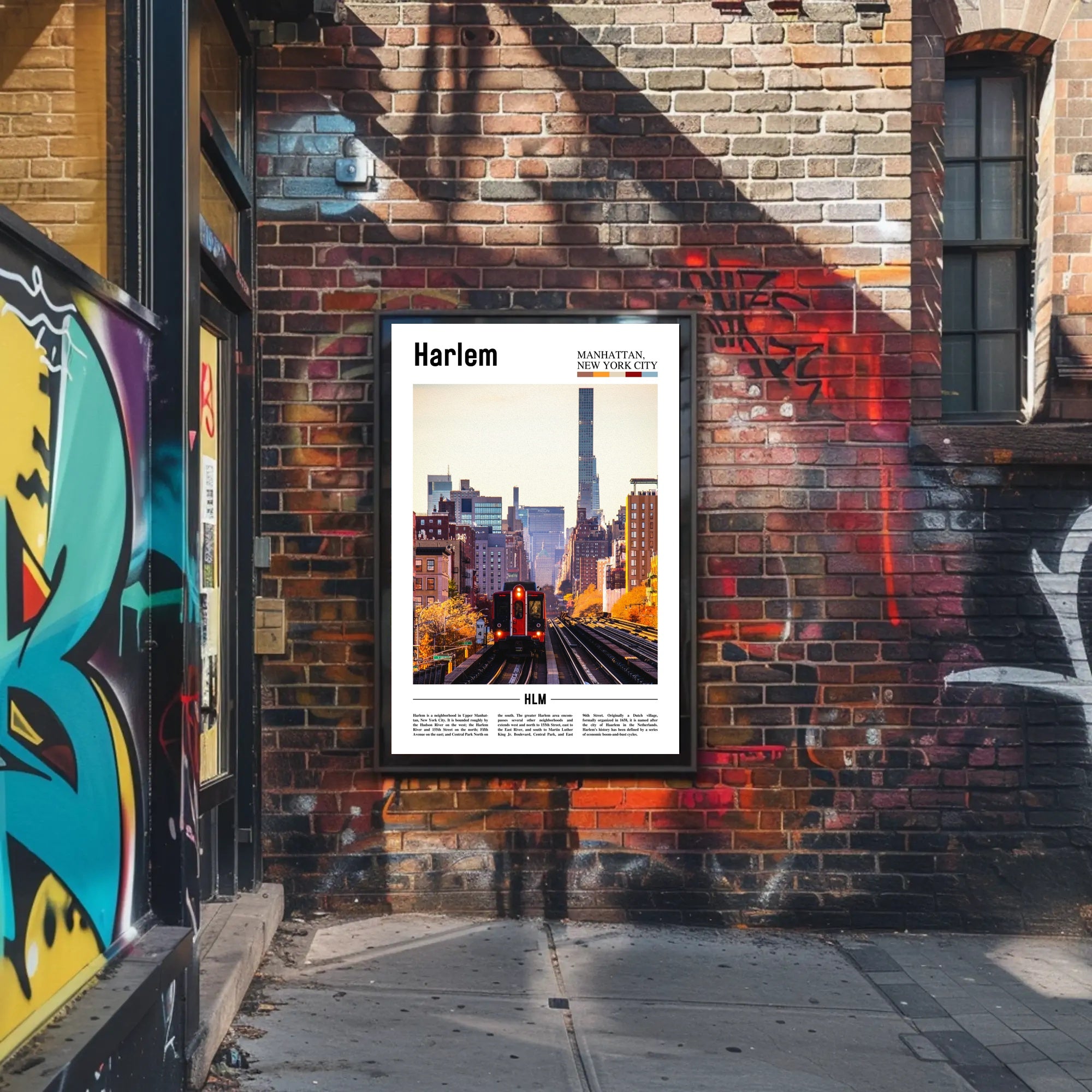 Harlem's Urban Landscape Poster: A Cultural Heritage Journey PosterGoat