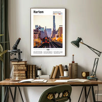 Harlem's Urban Landscape Poster: A Cultural Heritage Journey PosterGoat