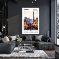 Harlem's Urban Landscape Poster: A Cultural Heritage Journey PosterGoat