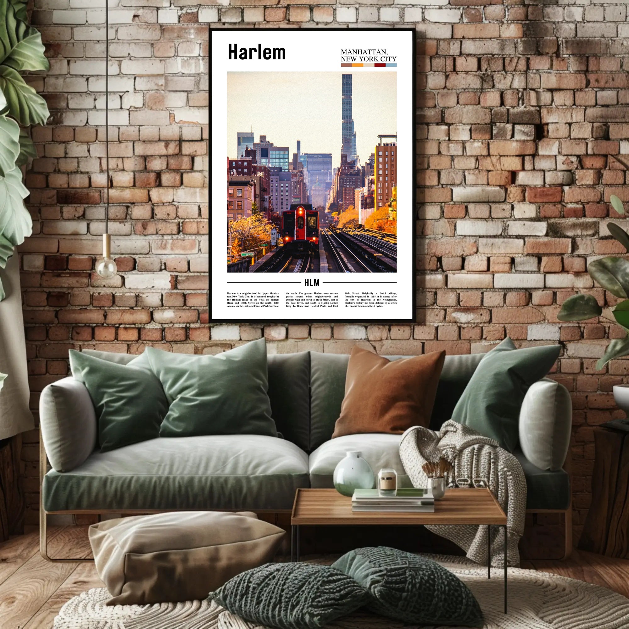 Harlem's Urban Landscape Poster: A Cultural Heritage Journey PosterGoat