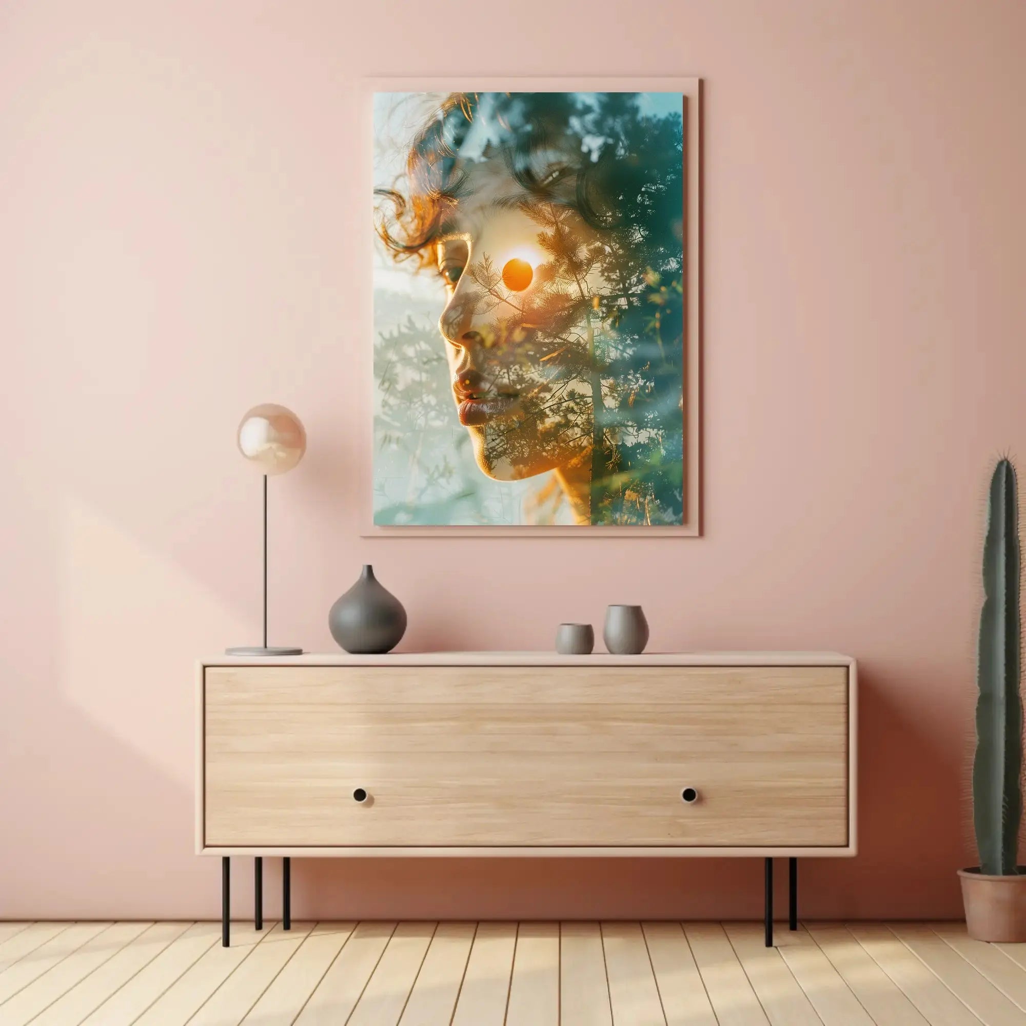 Harmony of Nature and Soul Artistic Poster PosterGoat