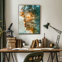 Harmony of Nature and Soul Artistic Poster PosterGoat