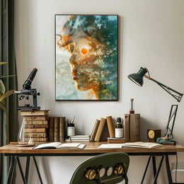 Harmony of Nature and Soul Artistic Poster PosterGoat