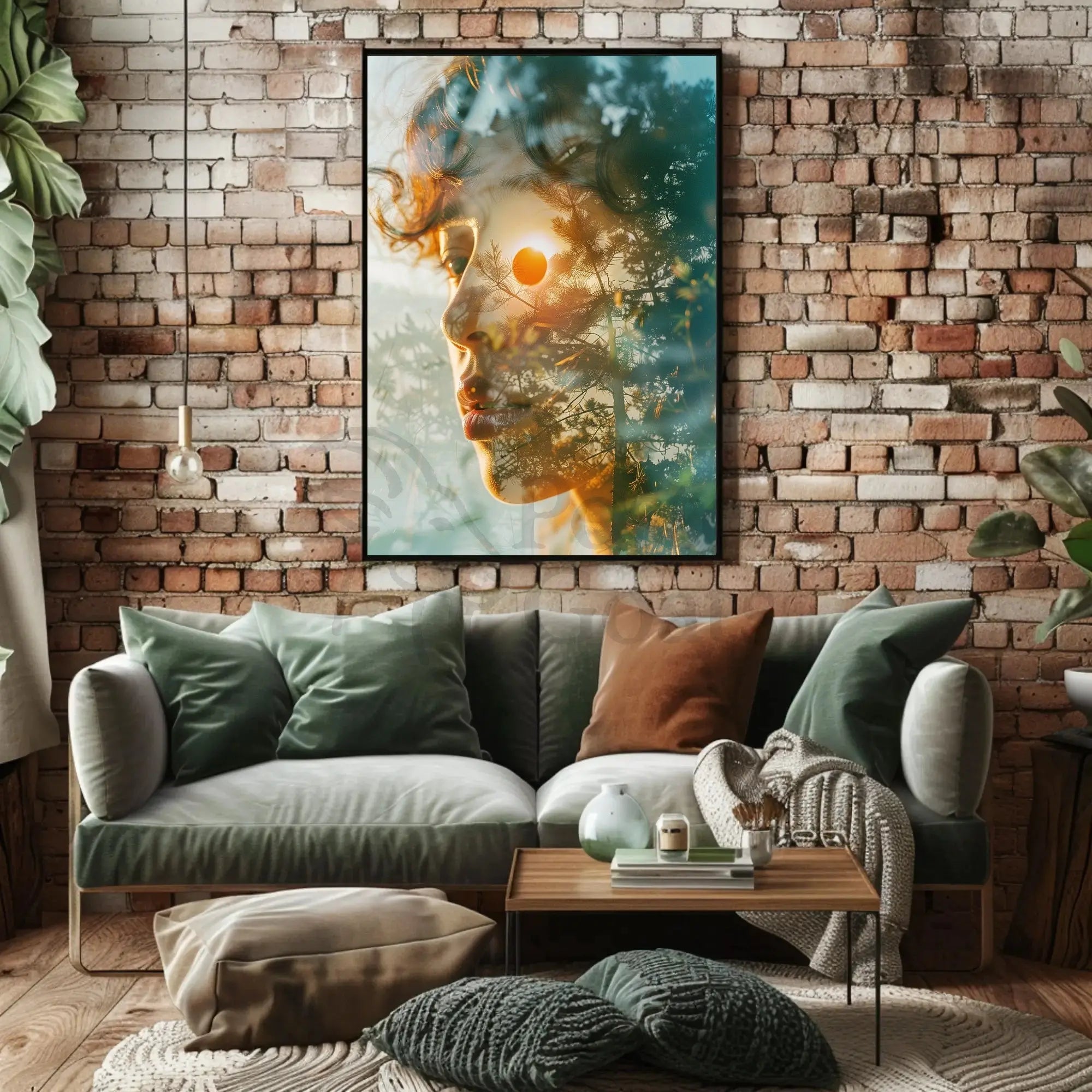 Harmony of Nature and Soul Artistic Poster PosterGoat