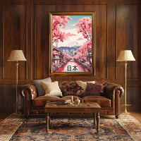 Harmony of Traditional and Modern Japan Cultural Poster PosterGoat