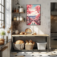 Harmony of Traditional and Modern Japan Cultural Poster PosterGoat