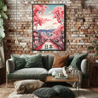 Harmony of Traditional and Modern Japan Cultural Poster PosterGoat