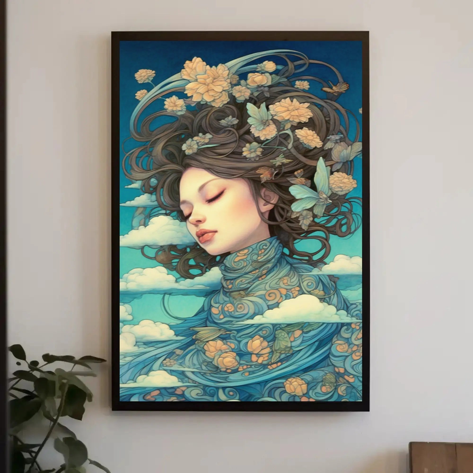 Harmony with Nature Artistic Abstract Poster PosterGoat