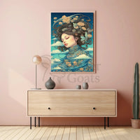 Harmony with Nature Artistic Abstract Poster PosterGoat