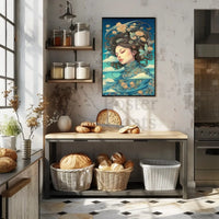 Harmony with Nature Artistic Abstract Poster PosterGoat