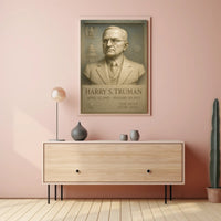 Harry S. Truman Presidential Tribute Poster PosterGoat