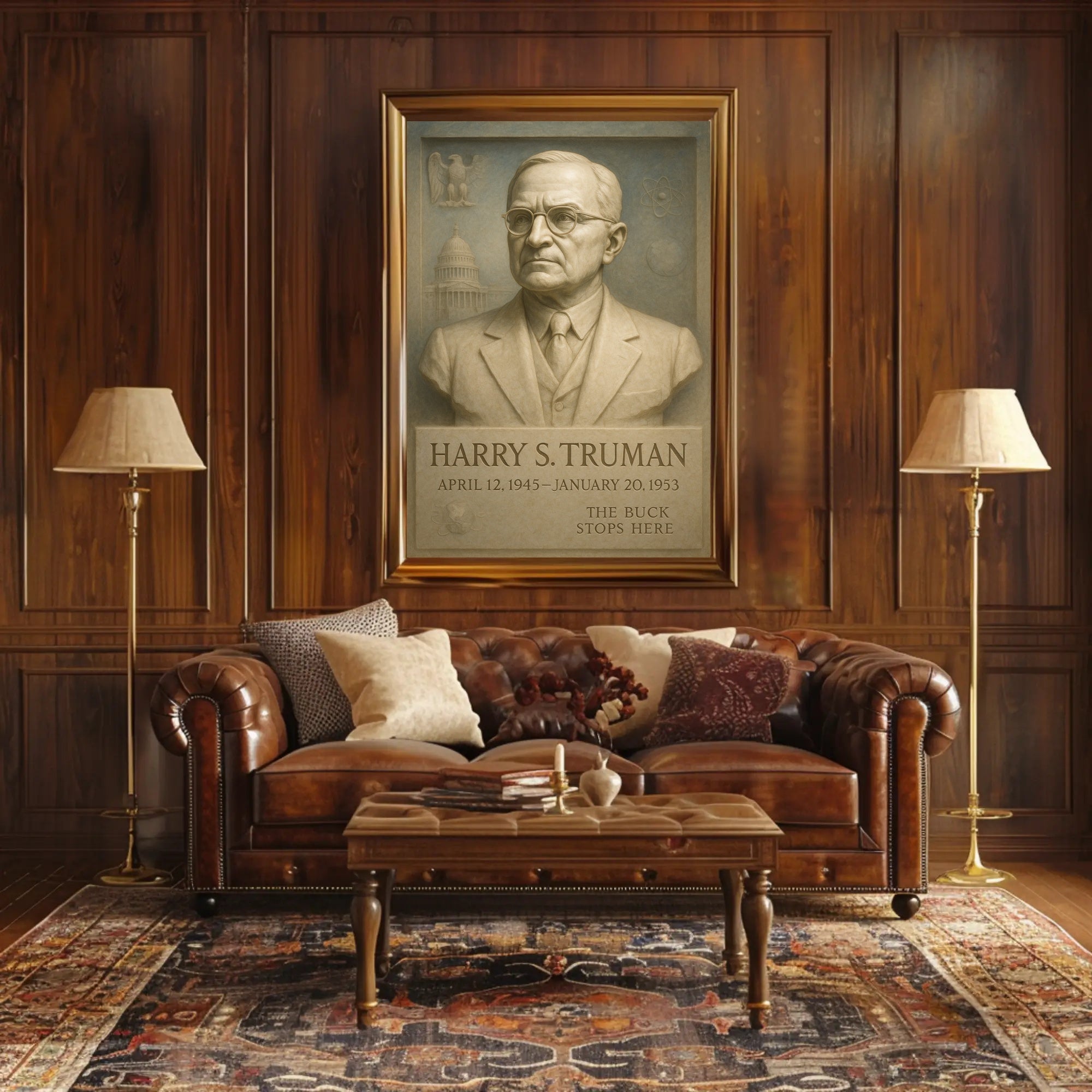 Harry S. Truman Presidential Tribute Poster PosterGoat