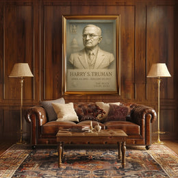Harry S. Truman Presidential Tribute Poster PosterGoat