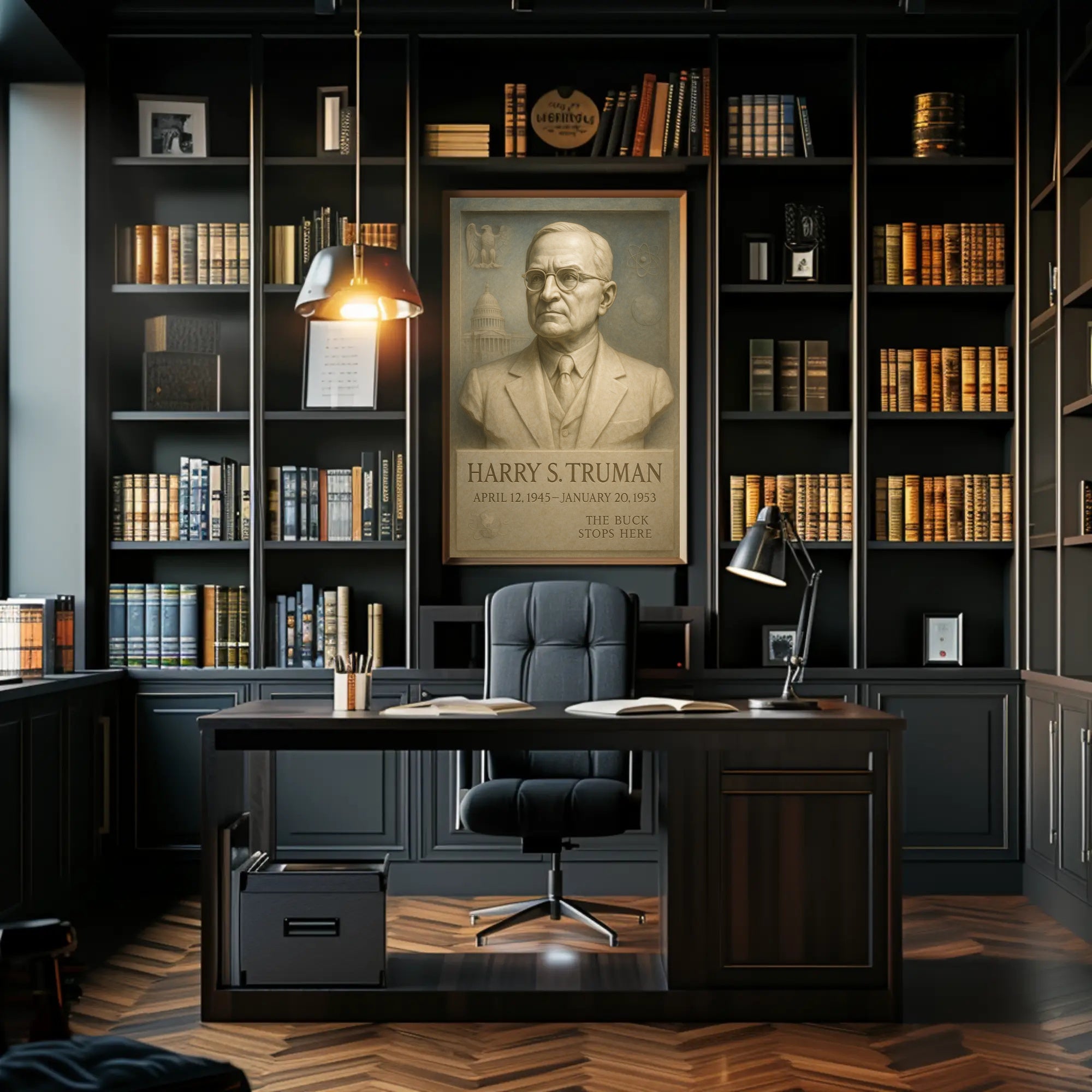 Harry S. Truman Presidential Tribute Poster PosterGoat