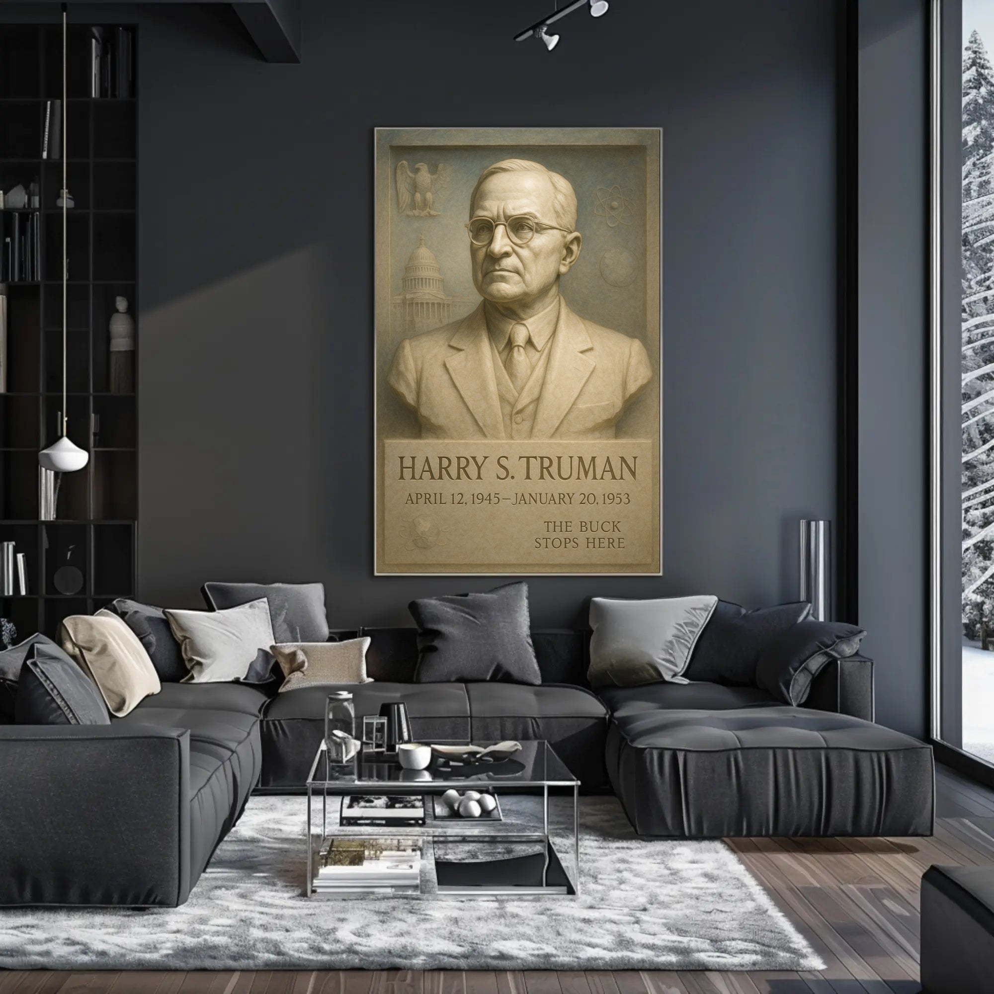 Harry S. Truman Presidential Tribute Poster PosterGoat