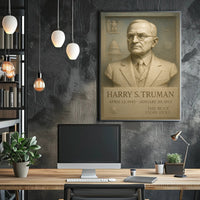 Harry S. Truman Presidential Tribute Poster PosterGoat