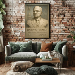Harry S. Truman Presidential Tribute Poster PosterGoat
