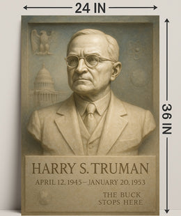 Harry S. Truman Presidential Tribute Poster PosterGoat