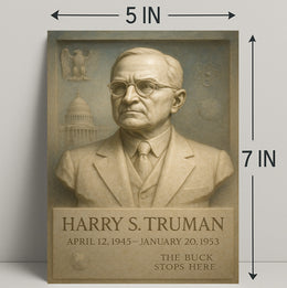 Harry S. Truman Presidential Tribute Poster PosterGoat