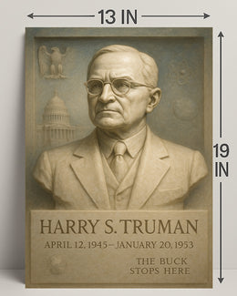 Harry S. Truman Presidential Tribute Poster PosterGoat