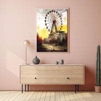 Haunting Urban Decay Ferris Wheel Poster PosterGoat