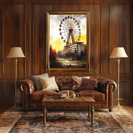 Haunting Urban Decay Ferris Wheel Poster PosterGoat