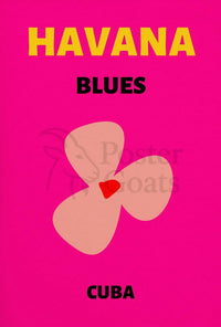 Havana Blues Vibrant Cuban Cultural Heritage Poster PosterGoat