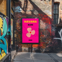 Havana Blues Vibrant Cuban Cultural Heritage Poster PosterGoat