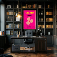 Havana Blues Vibrant Cuban Cultural Heritage Poster PosterGoat