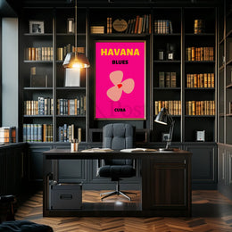 Havana Blues Vibrant Cuban Cultural Heritage Poster PosterGoat