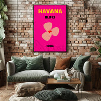 Havana Blues Vibrant Cuban Cultural Heritage Poster PosterGoat